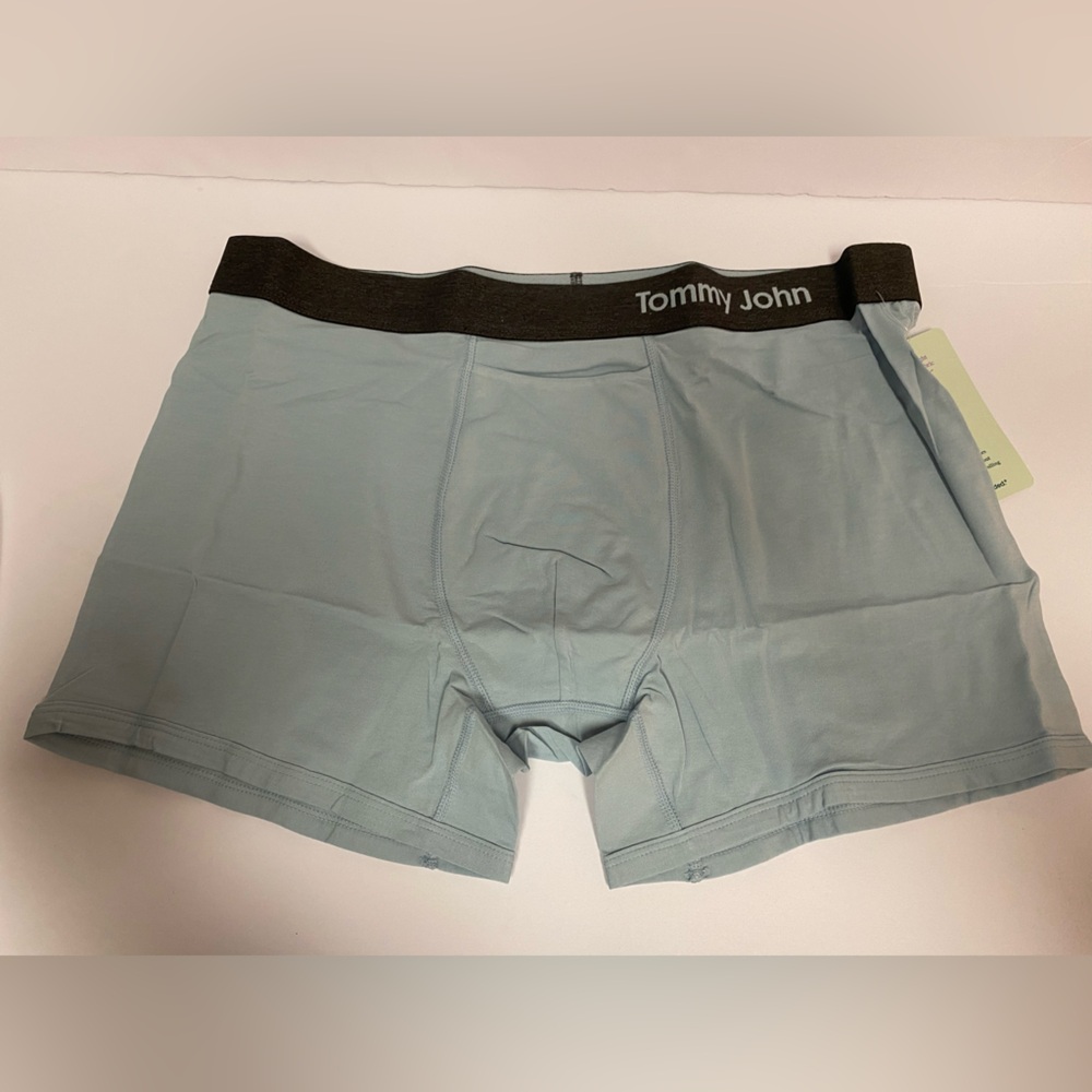 Tommy John cool cotton Boxer Briefs blue fog size XL
